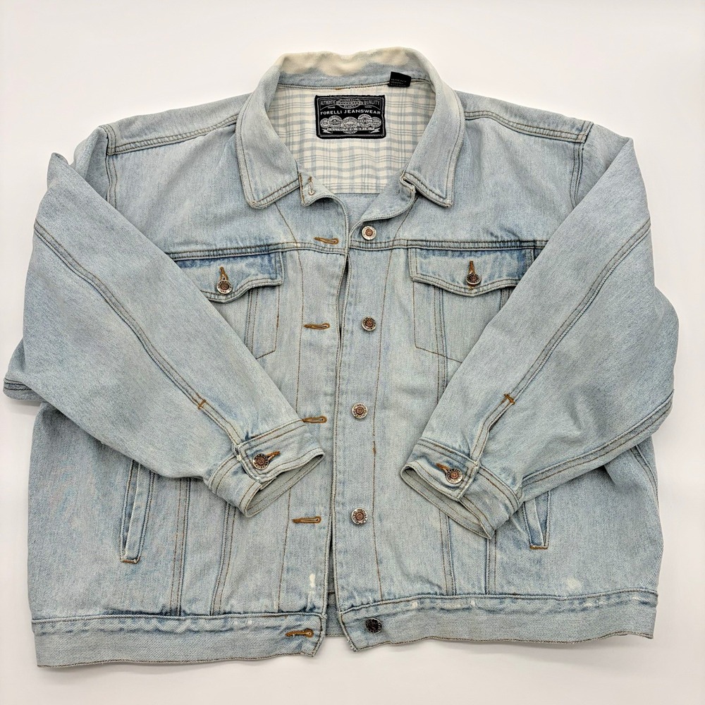 Vintage Y2K Forelli Jeanswear Denim Trucker Jacket – Women's Size 18/20